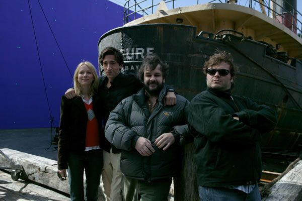 Peter Jackson, Adrien Brody, Naomi Watts e Jack Black