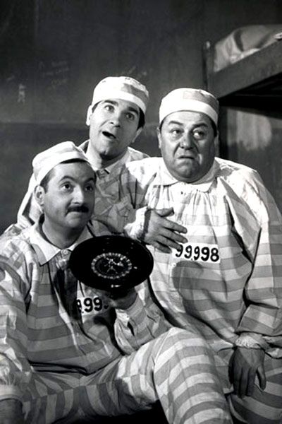 Michel Serrault, Jean Poiret et ...