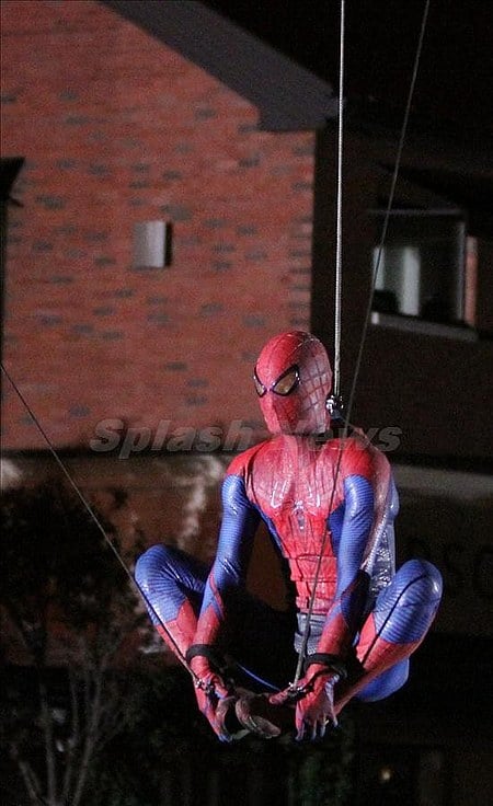 Vídeo de Andrew Garfield con el traje de Spider-Man en el rodaje - Noticias  de cine 