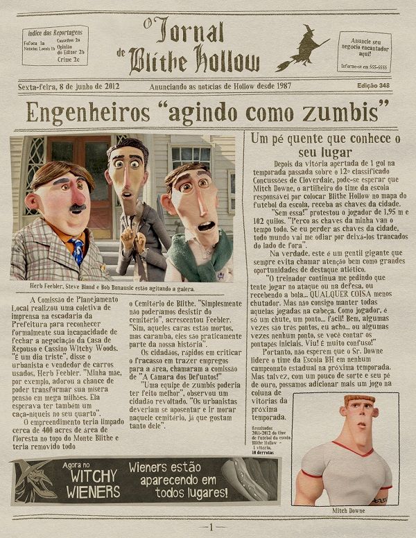 Filme ParaNorman ganha jogo de zumbis!