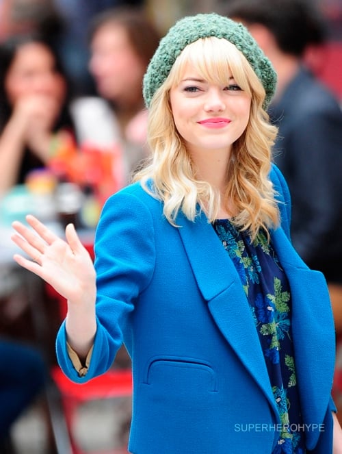 The Amazing Spider-Man 2': ¡Gwen Stacy, super mona paseando a su perro! -  Noticias de cine 