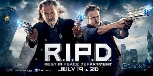 Neue Banner zu R.I.P.D.: Ryan Reynolds und Jeff Bridges zücken ihre  paranormalen Knarren - Kino News 