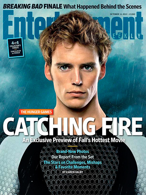 Los Juegos Del Hambre En Llamas ¡portadas De Ew Con Katniss Peeta Gale Y Finnick