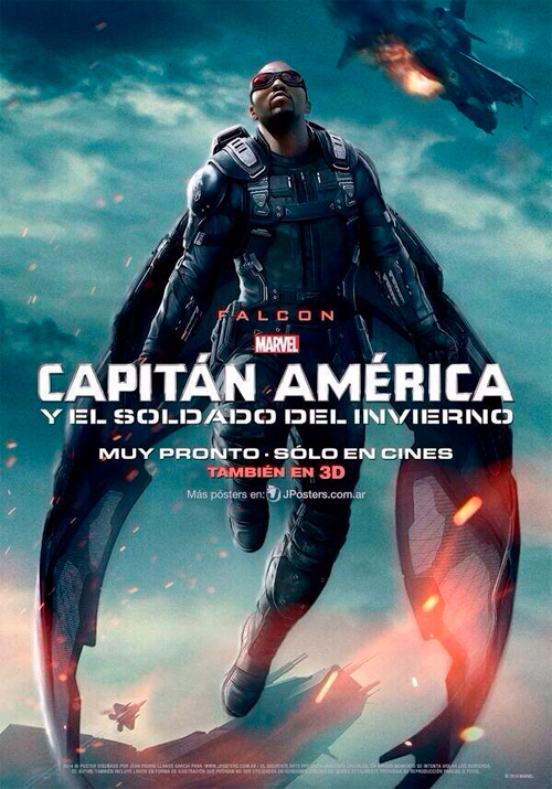en voz alta Ballena barba Salvaje Capitán América 2': ¡Nuevos póster con la Viuda Negra, el Halcón y el  soldado de invierno! - Noticias de cine - SensaCine.com